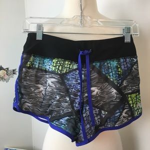 🎈Sale 🎈 2 for $10 Avia athletic wear gym running shorts blue grey waist tie XS